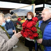Petrinjski gradonačelnik Darinko Dumbović dijelio ruže