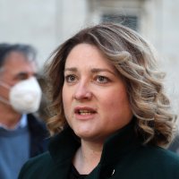 Milorad Pupovac i Anja Šimpraga u crkvi sv. Spasa u Šibeniku