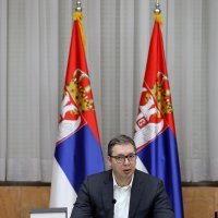 Aleksandar Vučić na sjednici Savjeta za nacionalnu sigurnost