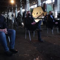 Ivan Radić, HDZ-ov kandidat za gradonačelnika Osijeka svoju kandidaturu predstavio u zapuštenim pogonima OLT-a