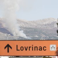 Požar na brdu Perun kod Strožanca