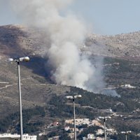 Požar na brdu Perun kod Strožanca