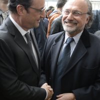 Olivier Dassault i Francois Hollande