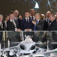 Olivier Dassault i Emmanuel Macron