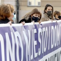 Sindikalci "Za radno mjesto i dom bez nasilja - ratificirajte Konvenciju br. 190!"