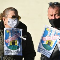 Prosvjed uoči Skupštine Grada Zagreba