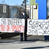 Prosvjed uoči Skupštine Grada Zagreba