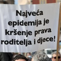Prosvjed Svjetska povorka slobode, mira i demokracije u Splitu