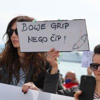 Prosvjed Svjetska povorka slobode, mira i demokracije u Splitu