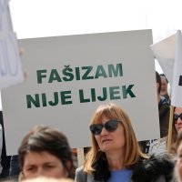 Prosvjed Svjetska povorka slobode, mira i demokracije u Splitu