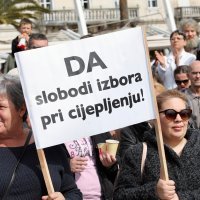 Prosvjed Svjetska povorka slobode, mira i demokracije u Splitu