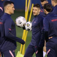 Trening hrvatske nogometne reprezentacije uoči utakmice sa Slovenijom (Andrej Kramarić)