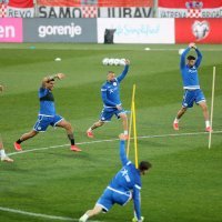 Trening nogometaša Cipra