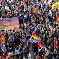 Prosvjed protiv koronamjera u Stuttgartu