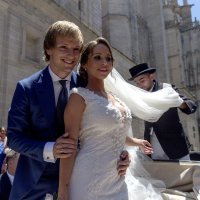 Ivan Rakitić i Raquel Mauri