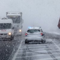 Gust snijeg i jak vjetar na riječkom području