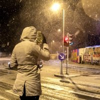 Snijeg pada u Splitu