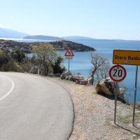 Mjesto prometne nesreće kod Stare Baške u kojoj su poginule dvije osobe