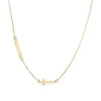 Zlatarna Dodić_CROSS TAG ogrlica zlato