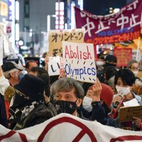 Prosvjed u Tokiju protiv Olimpijskih igara