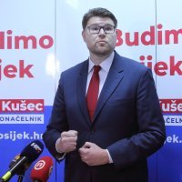 Predstavljanje kandidata za gradonačelnika Osijeka Gorana Kušeca