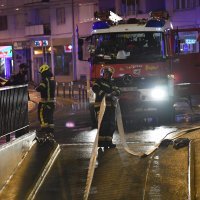 Požar u podzemnoj garaži na Kvatriću