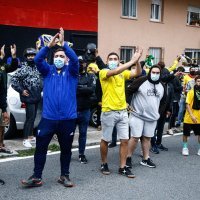 Navijači Cadiza vs Realov autobus