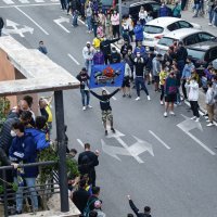 Navijači Cadiza vs Realov autobus