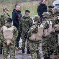 Zoran Milanović i Mario Banožić na vojnoj vježbi