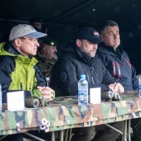 Zoran Milanović i Mario Banožić na vojnoj vježbi