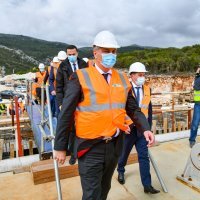 Plenković na Pelješkom mostu