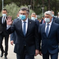 Zadar: Andrej Plenković obišao plivalište ŠRC-a Višnjik