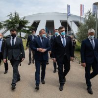 Zadar: Andrej Plenković obišao plivalište ŠRC-a Višnjik