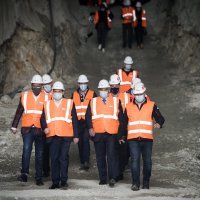 Probijanje tunela Komorjak u Omišu