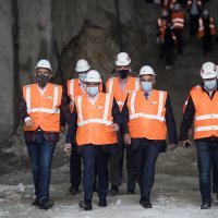 Probijanje tunela Komorjak u Omišu