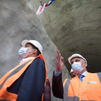 Probijanje tunela Komorjak u Omišu