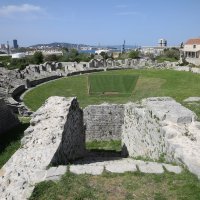 Ministrica turizma Nikolina Brnjac i župan Blaženko Boban posjetili su Amfiteatar u Saloni gdje će se održati Europski kup u bacanju kugle