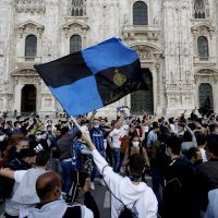 Slavlje navijača u Milanu