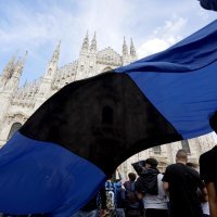 Slavlje navijača u Milanu