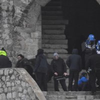 Snimanje serije 'Igra prijestolja' s Kitom Haringtonom u ulozi Jona Snowa na tvrđavi Minčeta 2018. godine