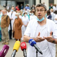 Prosvjed pred Klinikom za tumore
