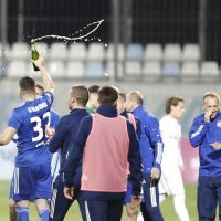 Proslava titule prvaka Dinama nakon pobjede 5:1 protiv Rijeke