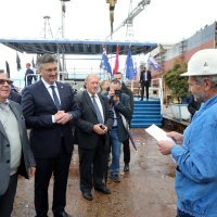 Andrej Plenković u Brodogradilištu 3. maj
