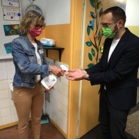 Tomislav Tomašević na biralištu