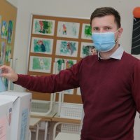 Davor Nađi na biralištu