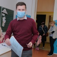 Davor Nađi na biralištu