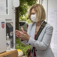 Branka Ramljak na biralištu