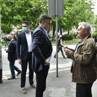 Andrej Plenković na biralištu