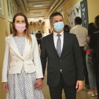 Vice Mihanović na biralištu