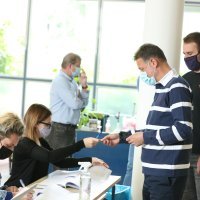 Gordan Jandroković na biralištu